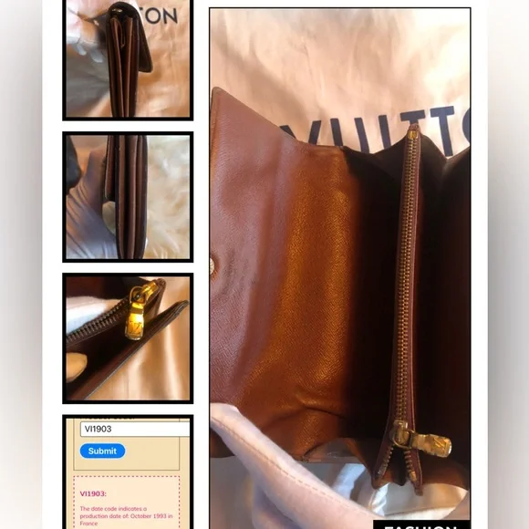 Louis Vuitton Vintage Port Monnaie Simple Wallet - Picture 5 of 9